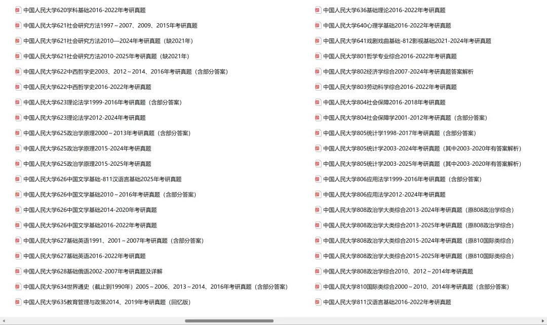 中国人民大学考研专业课历年真题汇总(含2026真题) 第3张