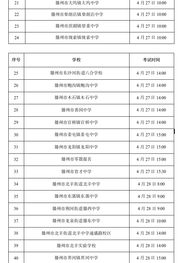 滕州二中新校2026年中考体育考试须知 第3张