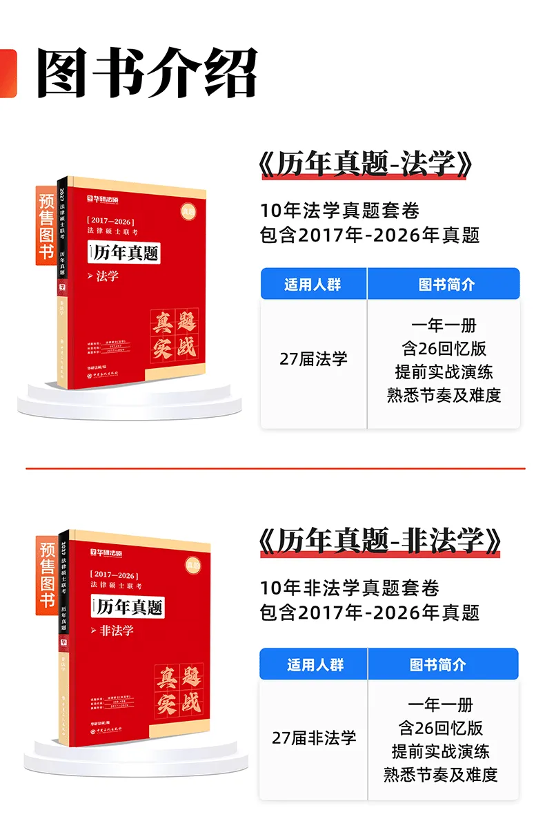 0元抢近10年法硕历年真题!华研这套书,直接封神! 第9张