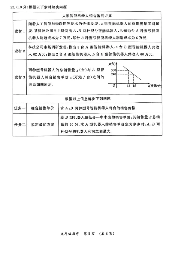 【开封一模】2026年河南省开封市中考一模(9科)试卷及参考答案 第5张
