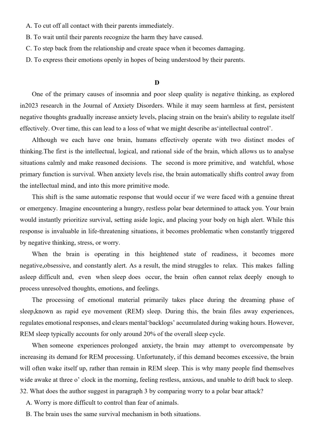 试卷分享:高二 2025学年第二学期丽水发展共同体期中联考 第8张