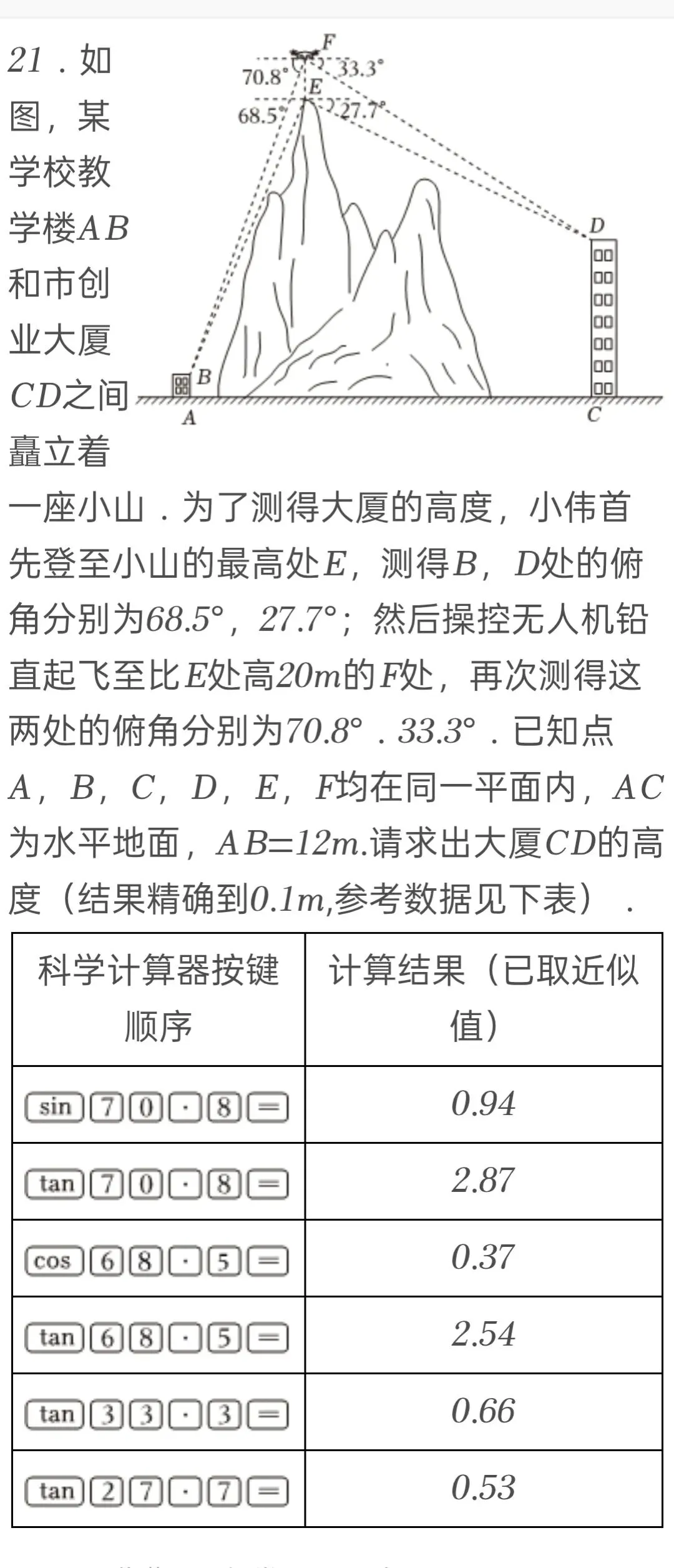 2025年山东省淄博市中考数学试卷 第21张