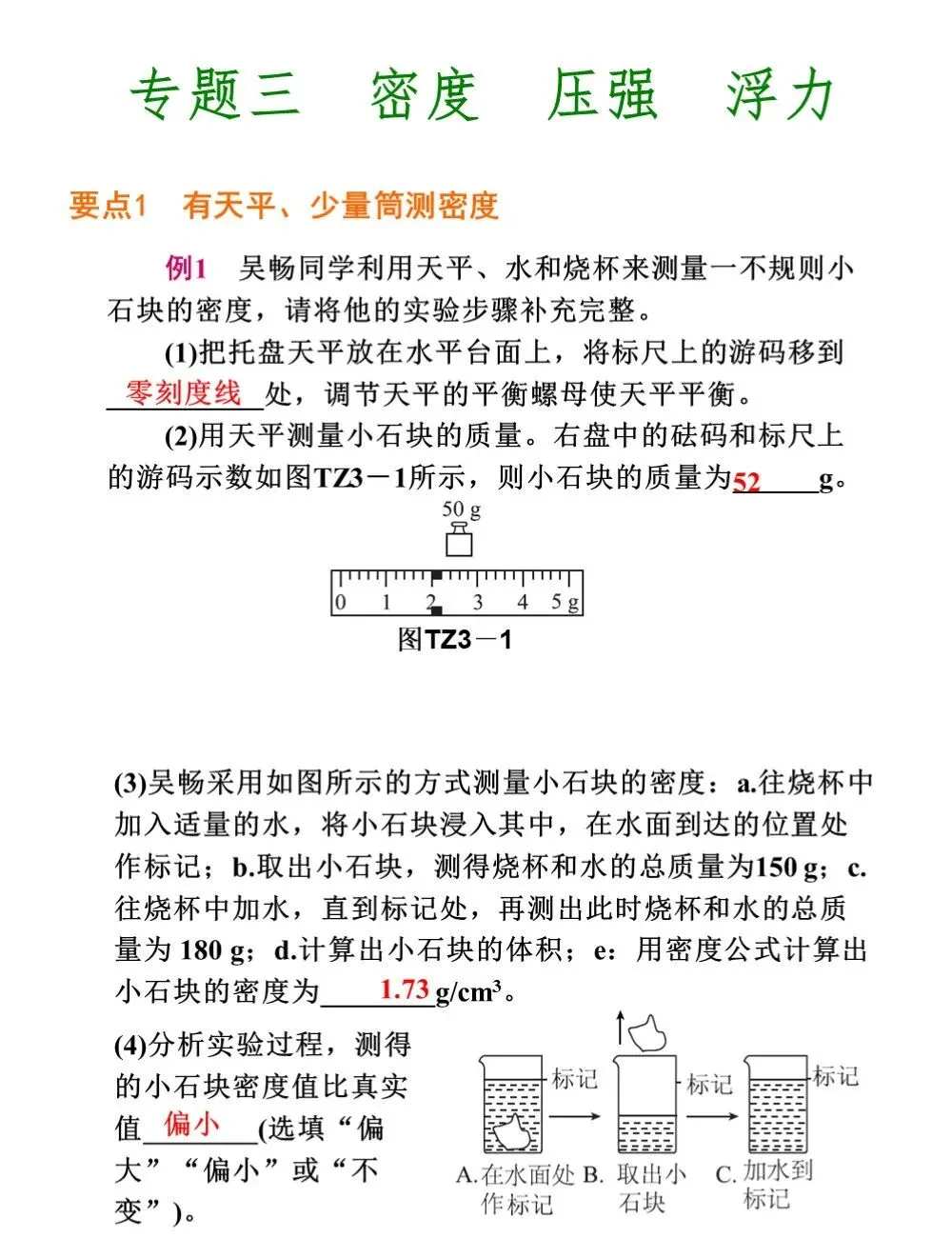 中考物理冲刺专题,搞定这些题型就够了 第12张