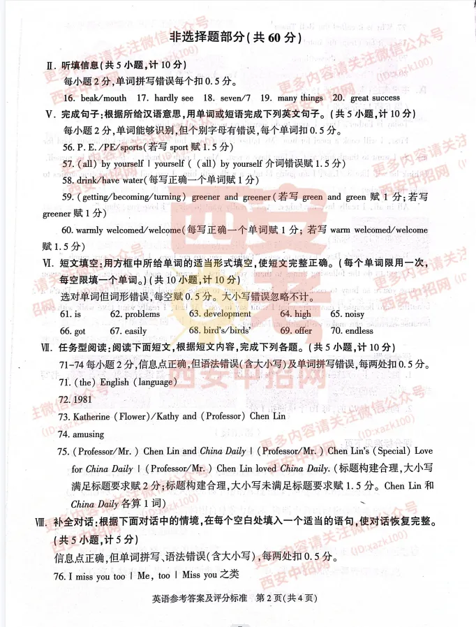 中考速递|2023陕西中考全科真题及答案(高清版)公布! 第38张