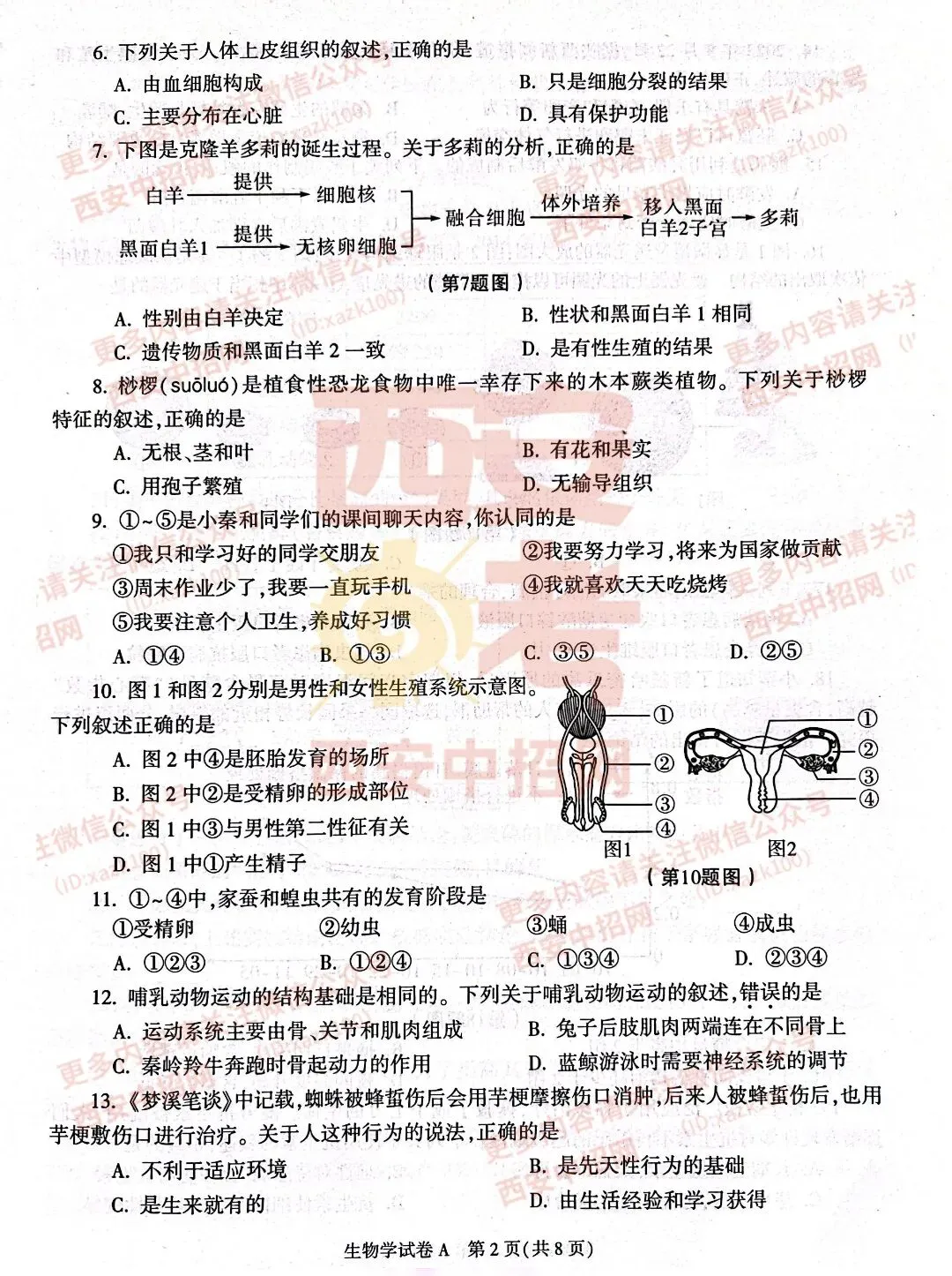 中考速递|2023陕西中考全科真题及答案(高清版)公布! 第80张