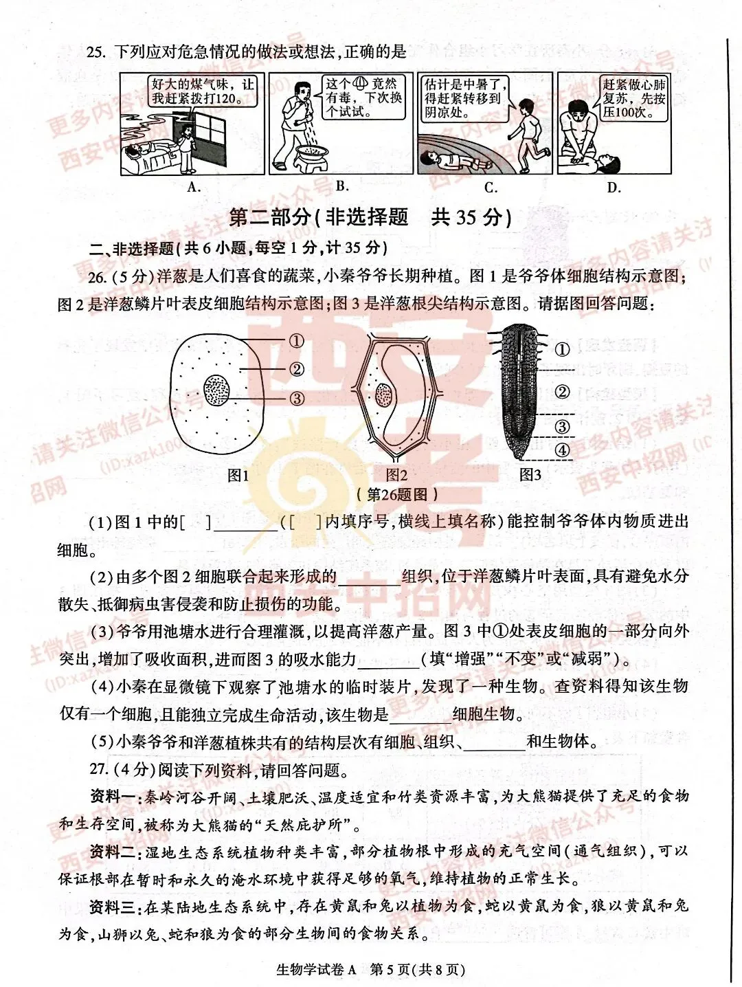 中考速递|2023陕西中考全科真题及答案(高清版)公布! 第83张