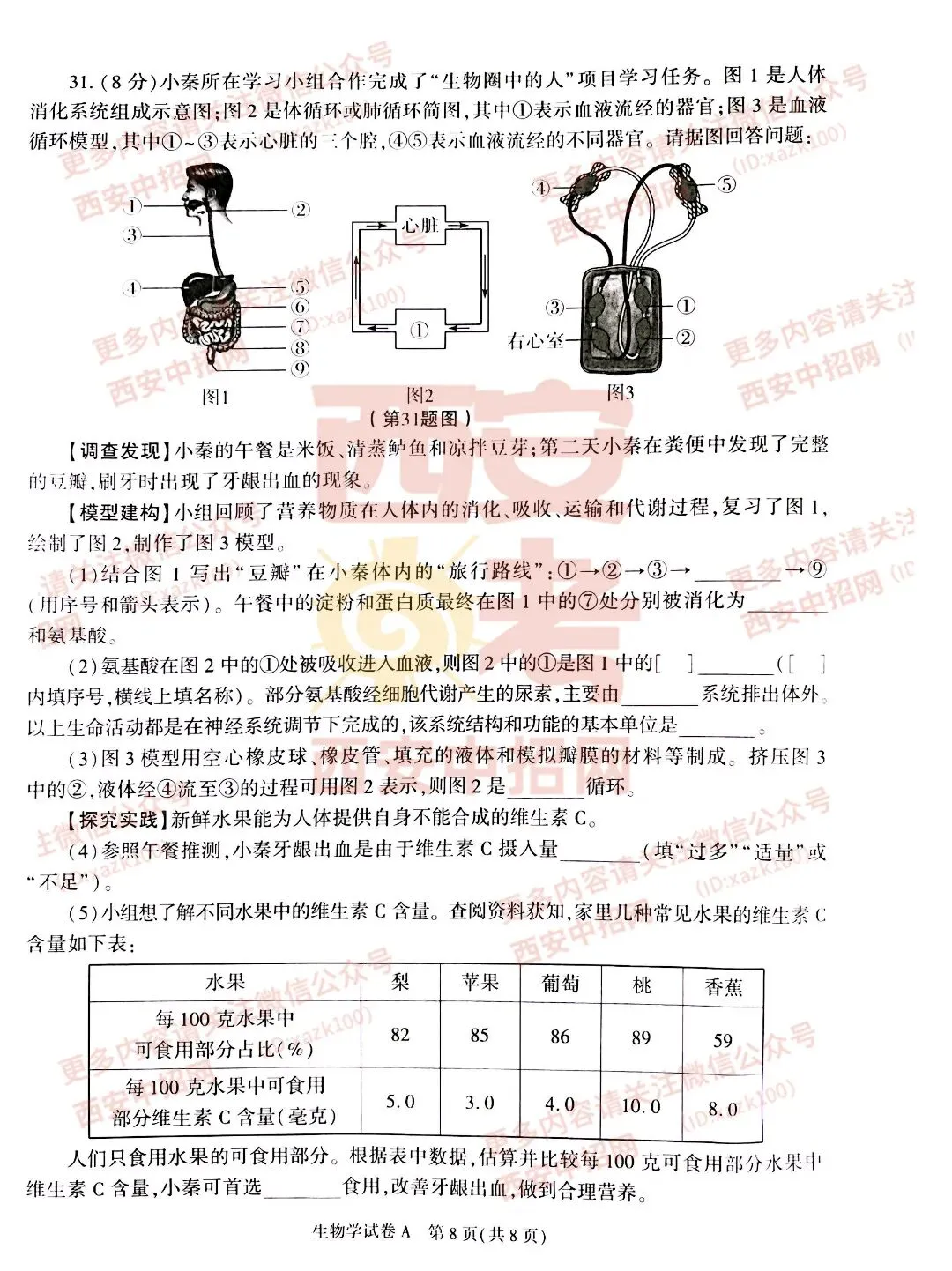 中考速递|2023陕西中考全科真题及答案(高清版)公布! 第86张