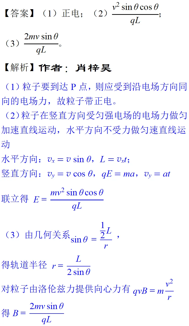 2025年天津高考物理真题详细解析 第25张