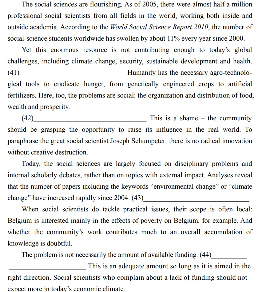 考研英语一2013年新题型(阅读B)真题及词汇 第1张