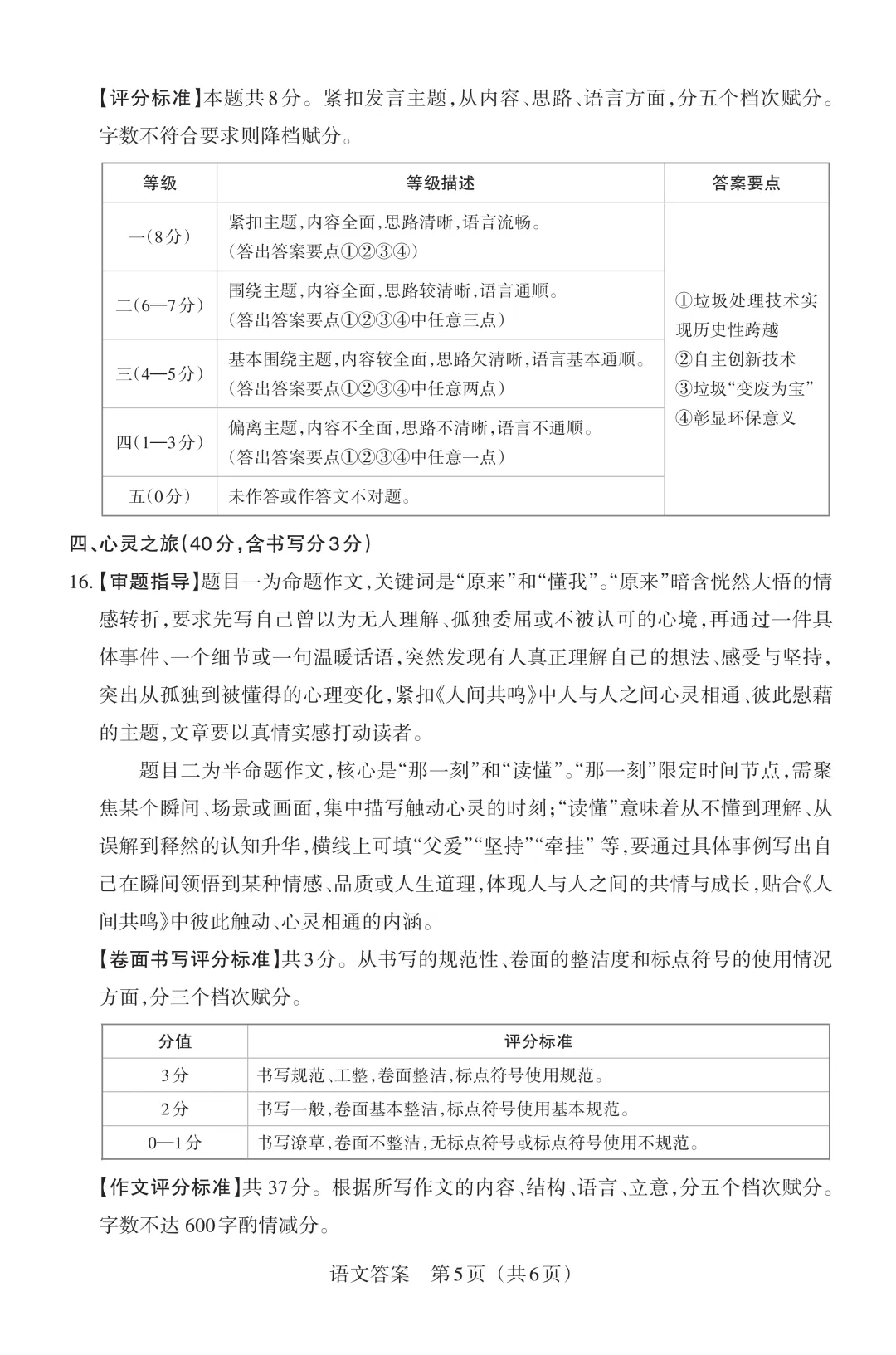 模考新卷 | 2026年山西省中考模拟二 第15张