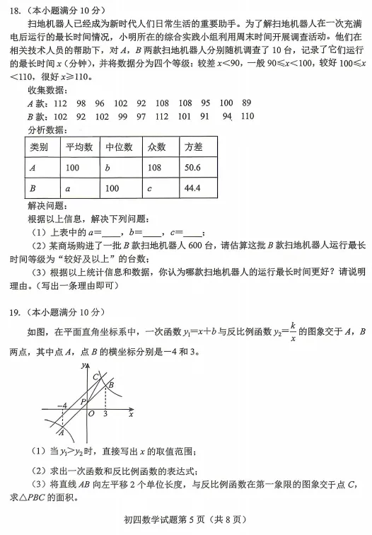 博山、淄川2026中考一模真题!可下载! 第9张