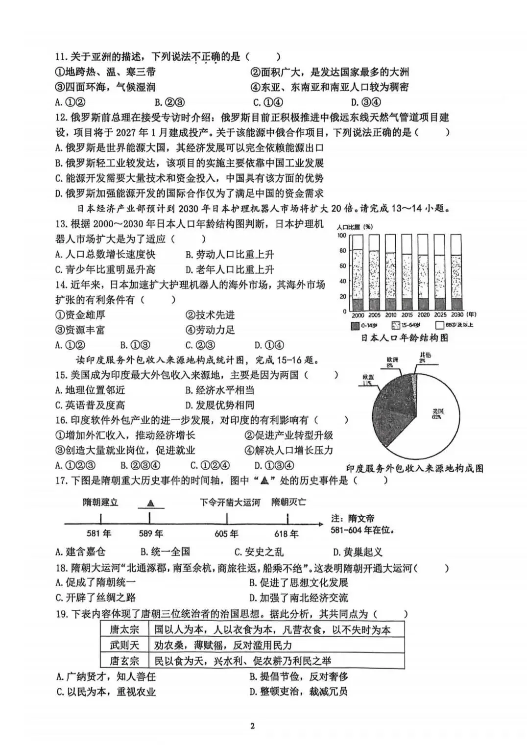 2025学年第二学期七年级期中测试试卷分享来啦!超全解析 第35张