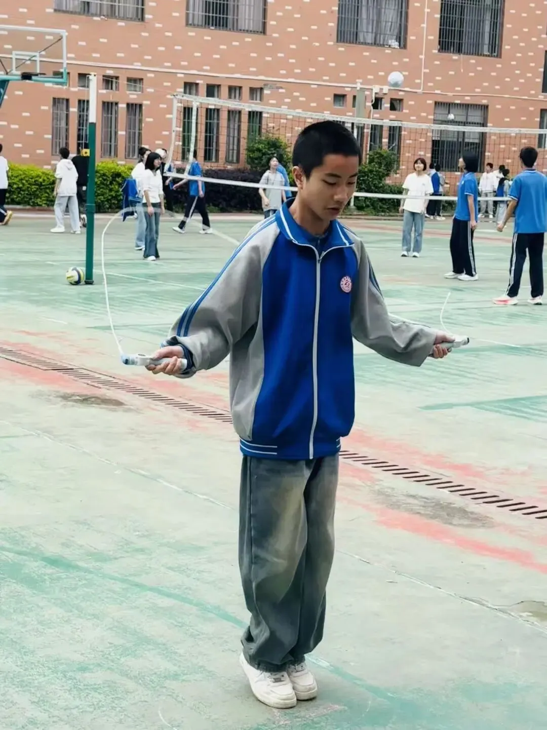 青春无畏试锋芒 直击中考第一关——绥宁县实验中学九年级体育模拟测试纪实 第25张