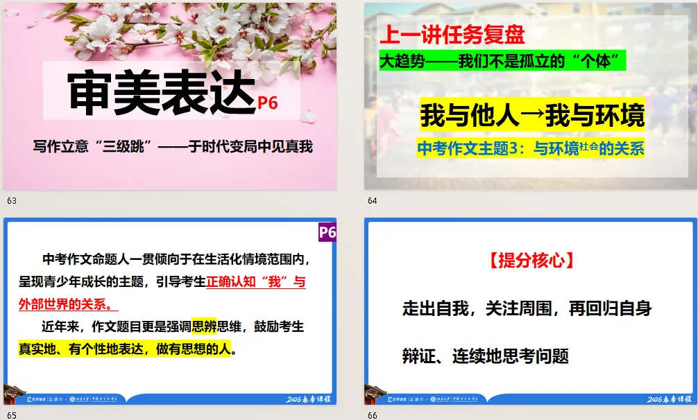 中考一模作文《瞧,他们》,品读行深度解读 押中题 第5张