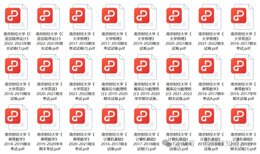 南财期中考试安排已出!历年期中期末真题奉上~ 第5张