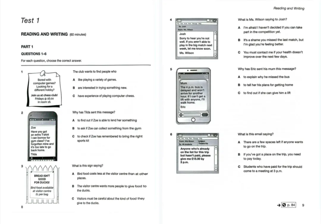 2025年KET真题卷完整版(6套含音频+答案) 第1张
