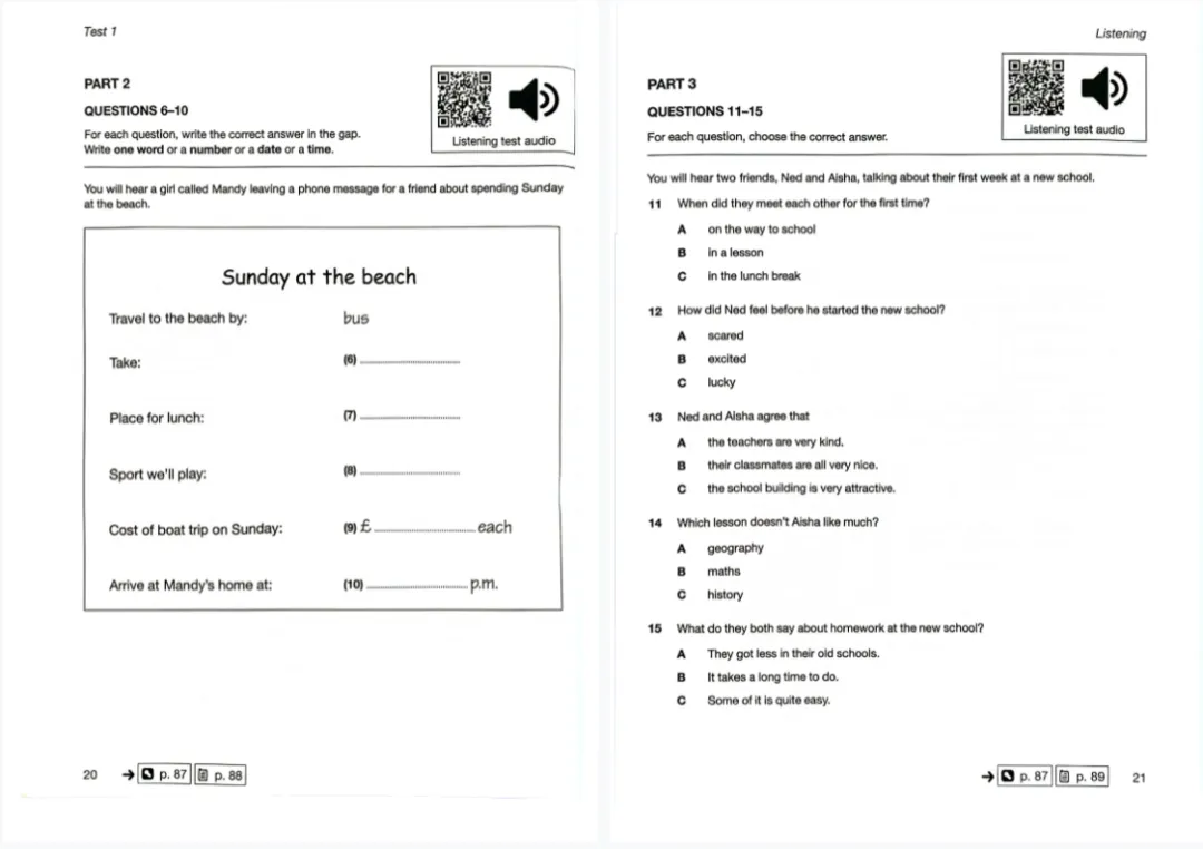 2025年KET真题卷完整版(6套含音频+答案) 第8张