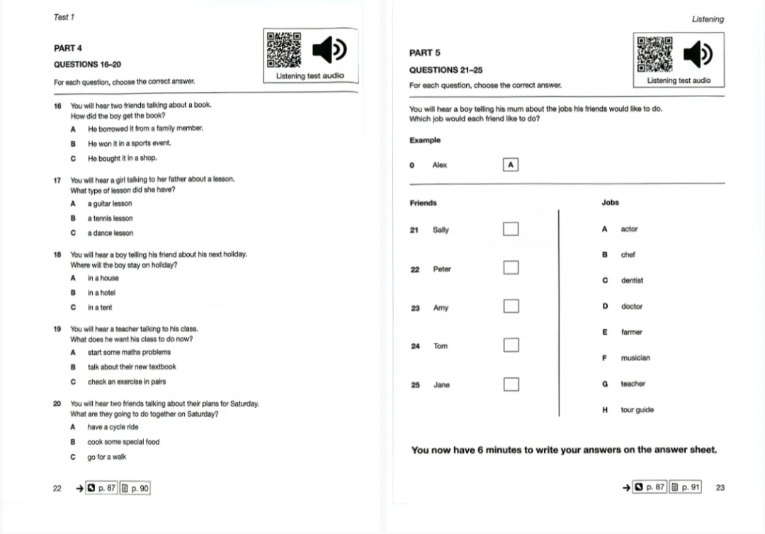 2025年KET真题卷完整版(6套含音频+答案) 第9张