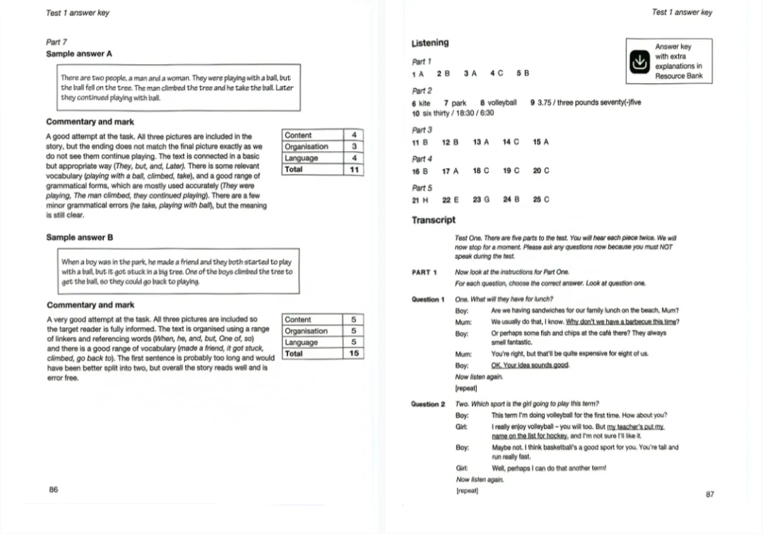 2025年KET真题卷完整版(6套含音频+答案) 第12张