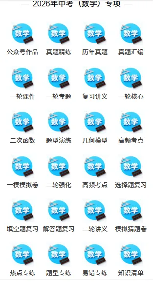 中考数学 | 2026年春期最新中考数学基础知识点汇总,完整电子版已经准备好,家长和老师可以提起打印使用. 第18张