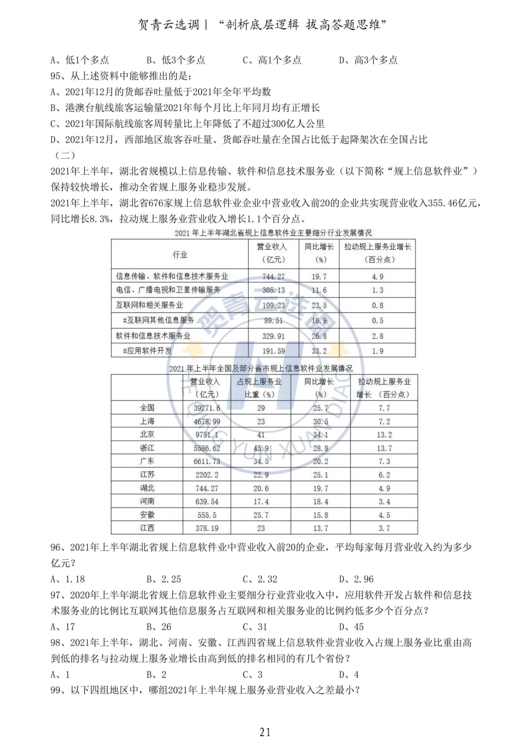 真题分享-459|2022年湖北省选调生考试真题《综合知识+行政职业能力测验》 第21张