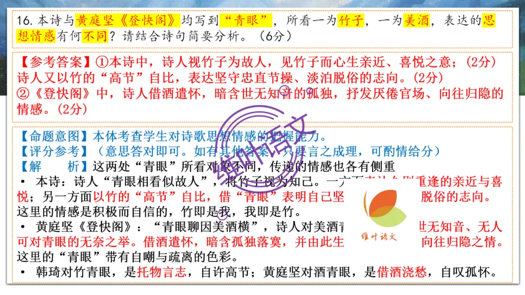 模考讲评 | 2026年深圳高三二模语文试卷讲评 第89张