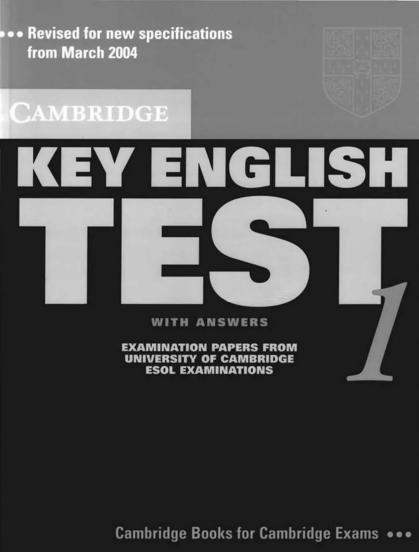 KET官方真题汇总来啦,备考通关必备! 第1张