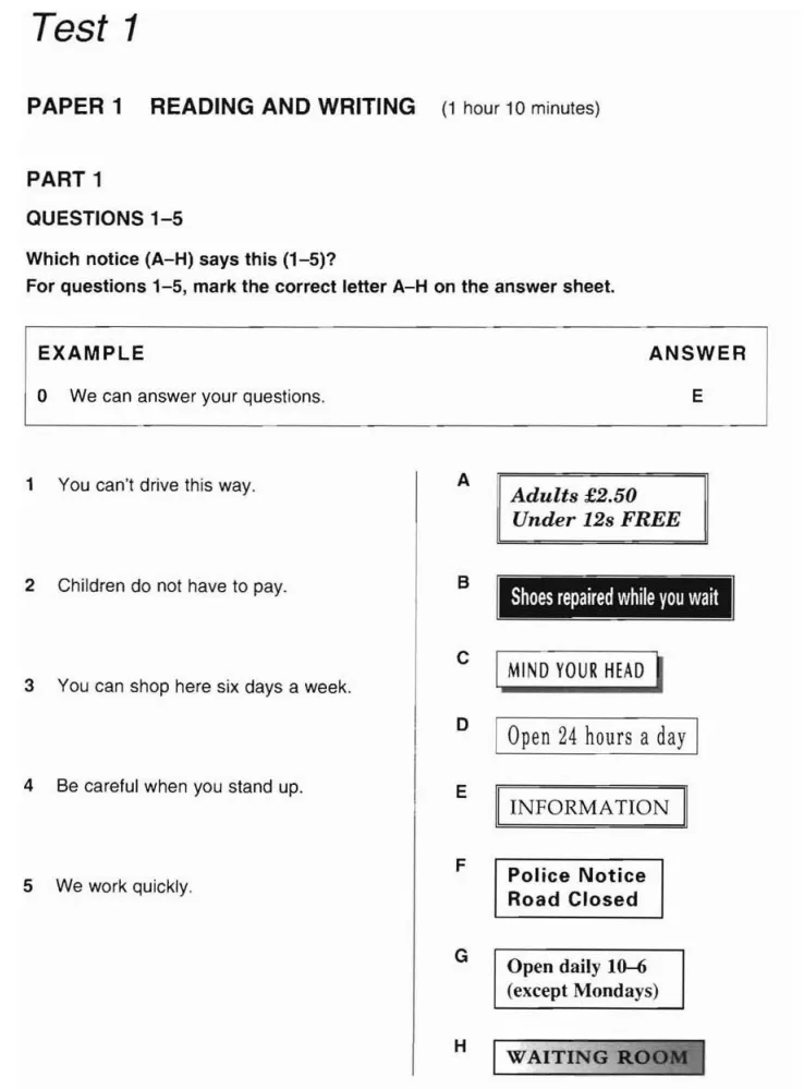 KET官方真题汇总来啦,备考通关必备! 第2张