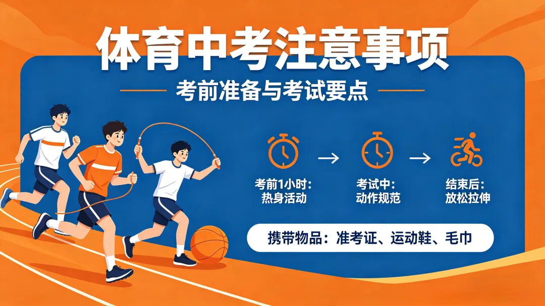 考生必看!体育中考考前注意事项 第2张