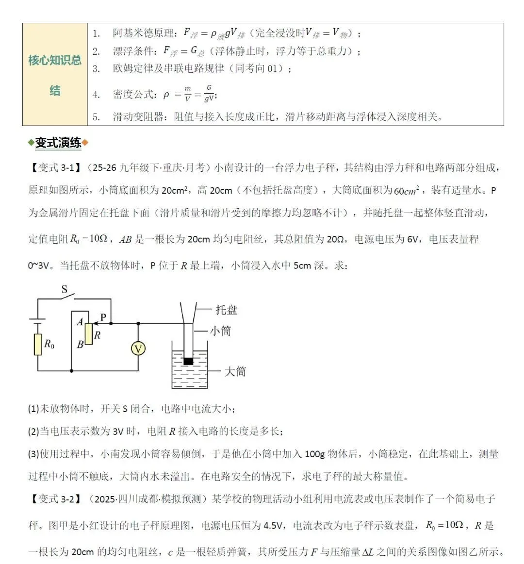 2026《中考物理•二轮复习讲练测》全国 第13张