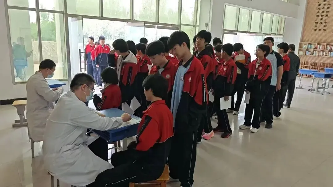 中考在即,健康先行!宁晋安康医院为三校学子筑牢逐梦基石 第1张