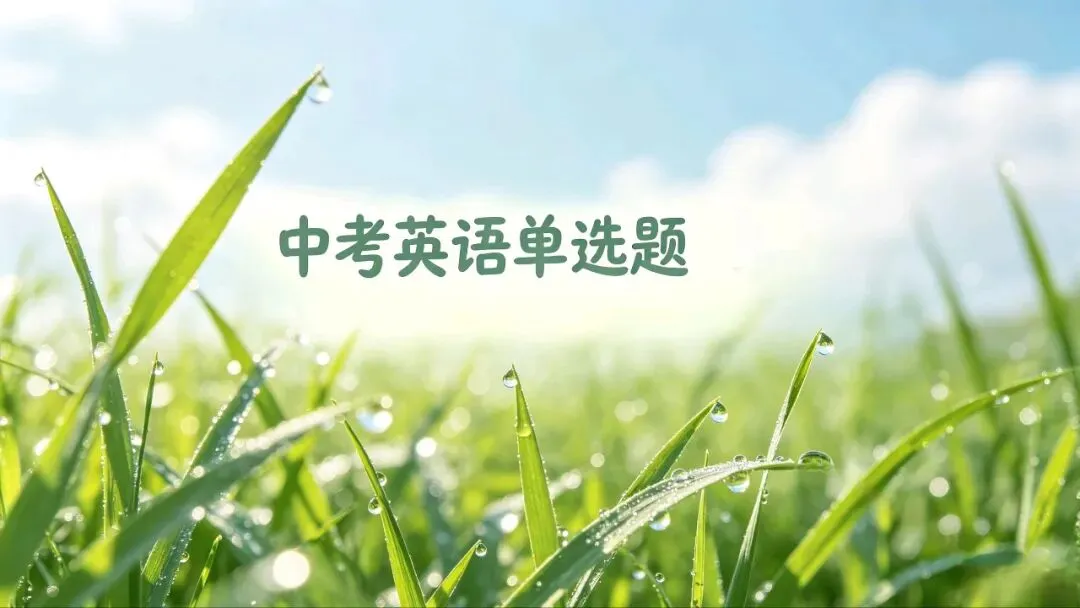 中考单项选择题满分秘籍‖解析单选题题型特点及解题技巧 第1张