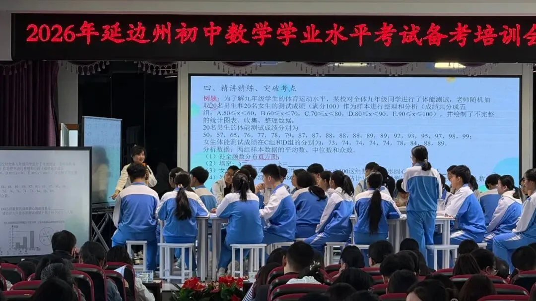 深耕中考备考,聚力教研共进——2026年延边州初中数学学业水平考试培训会暨集体备课活动 第15张