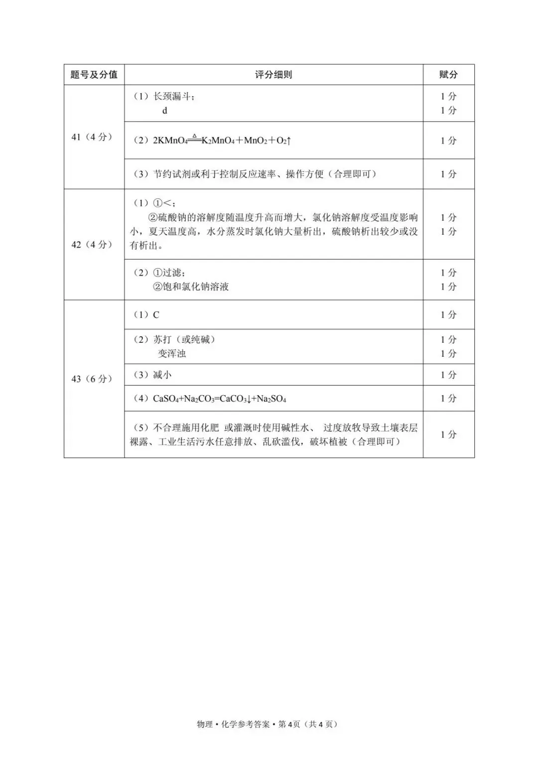 2026九年级下 湖北荆州二模试卷-化学卷及答案 第11张