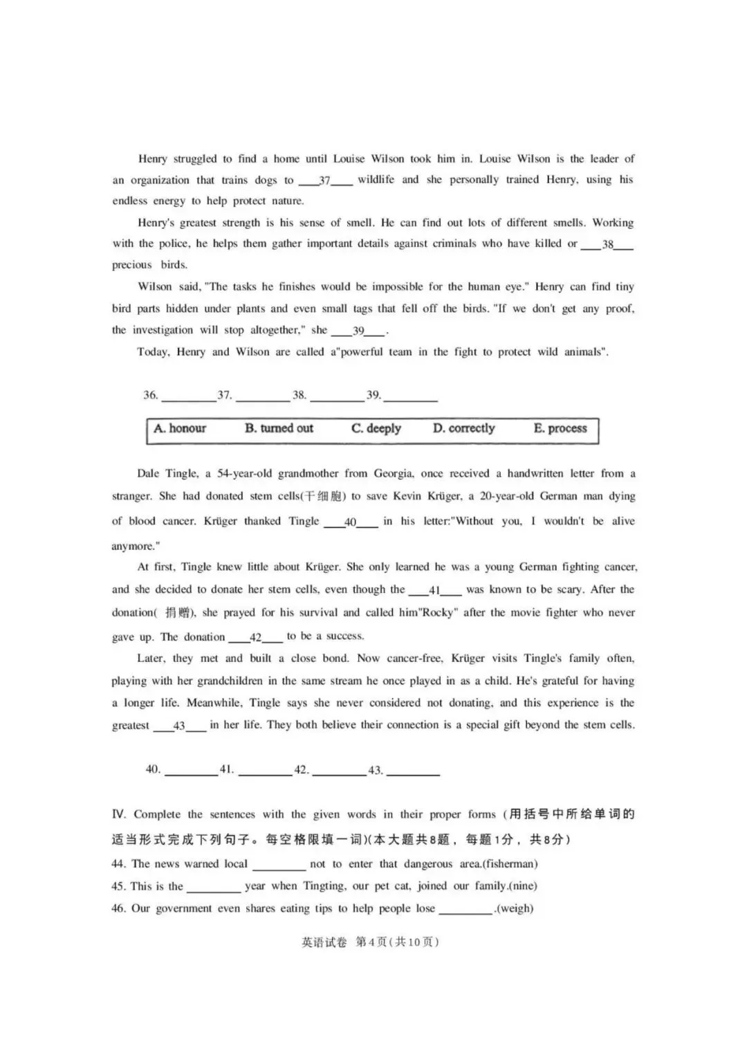 [中考二模] 2026年上海闵行区初三二模英语试卷解析 (真题考卷在文末) 第13张