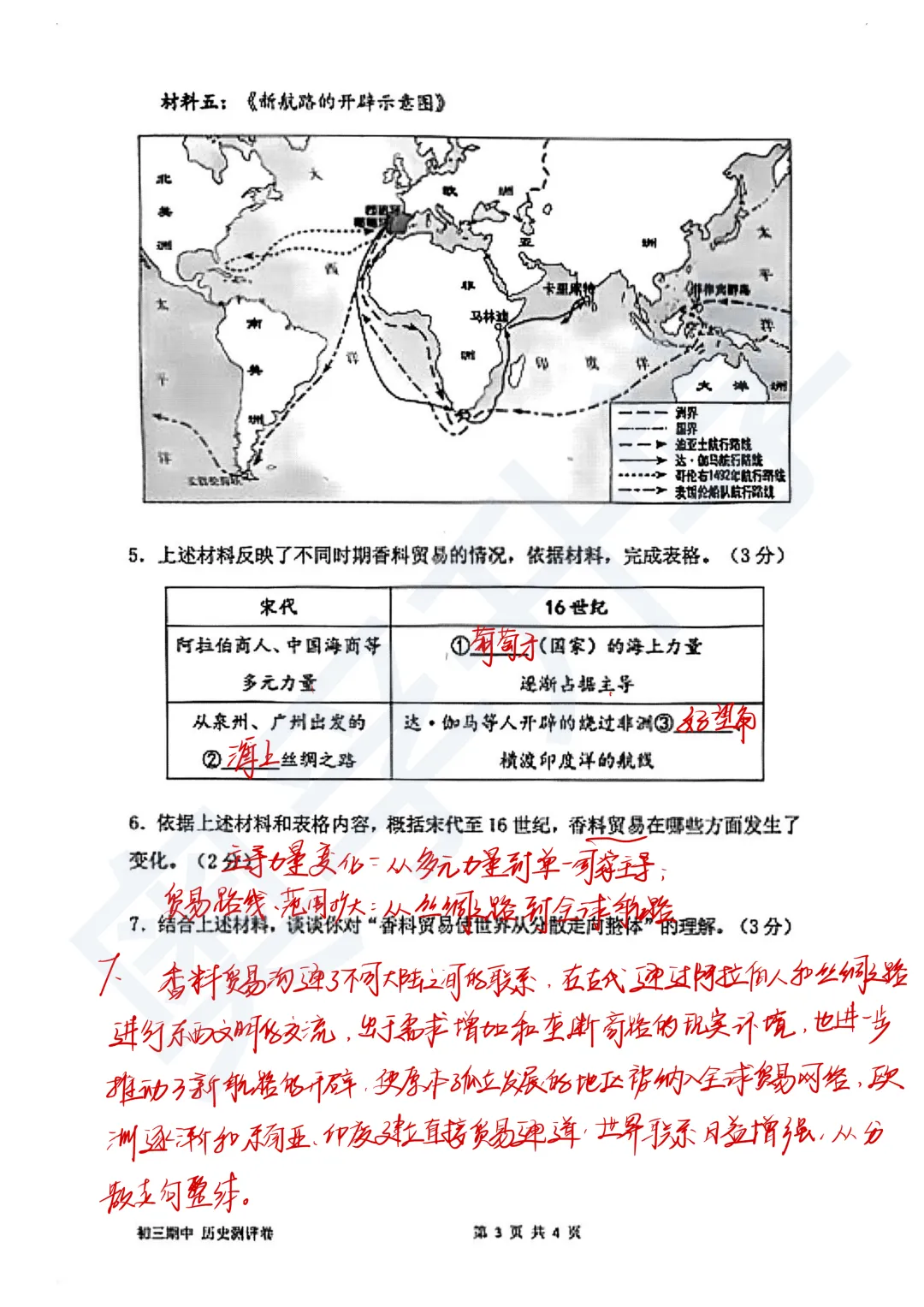 对答案!最全2026中考二模10区试卷&答案!<杨浦/闵行/静安/虹口/徐汇等> 第21张