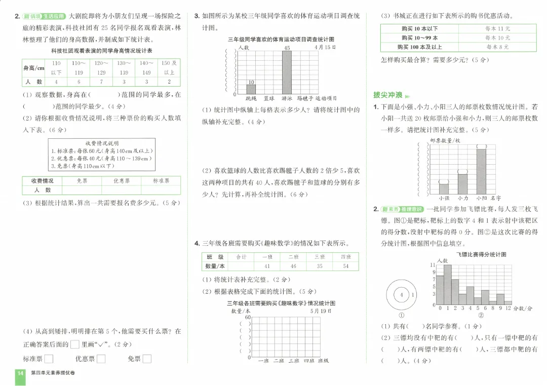 26春三年级下册数学《拔尖大试卷》含答案|电子版可打印 第18张