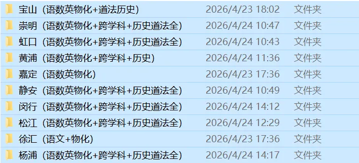 2026年最新10个区的二模试卷及答案汇总分享! 第3张