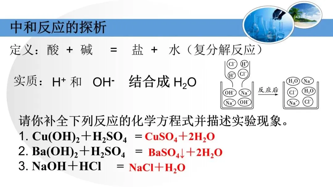 中考化学复习——中和反应的探析 第3张