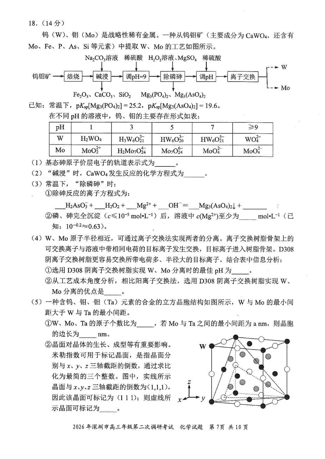 26年深二模全科试卷+答案出炉!难度普遍高于一模,拿到成绩怎么换算? 第100张