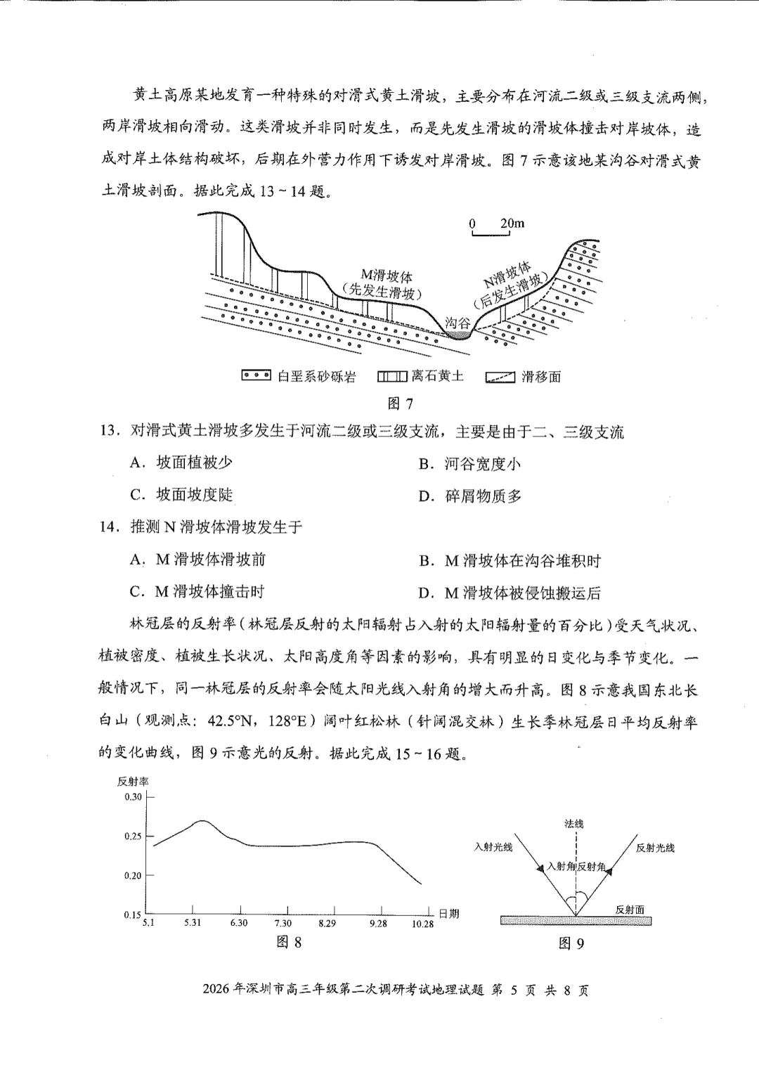 26年深二模全科试卷+答案出炉!难度普遍高于一模,拿到成绩怎么换算? 第110张
