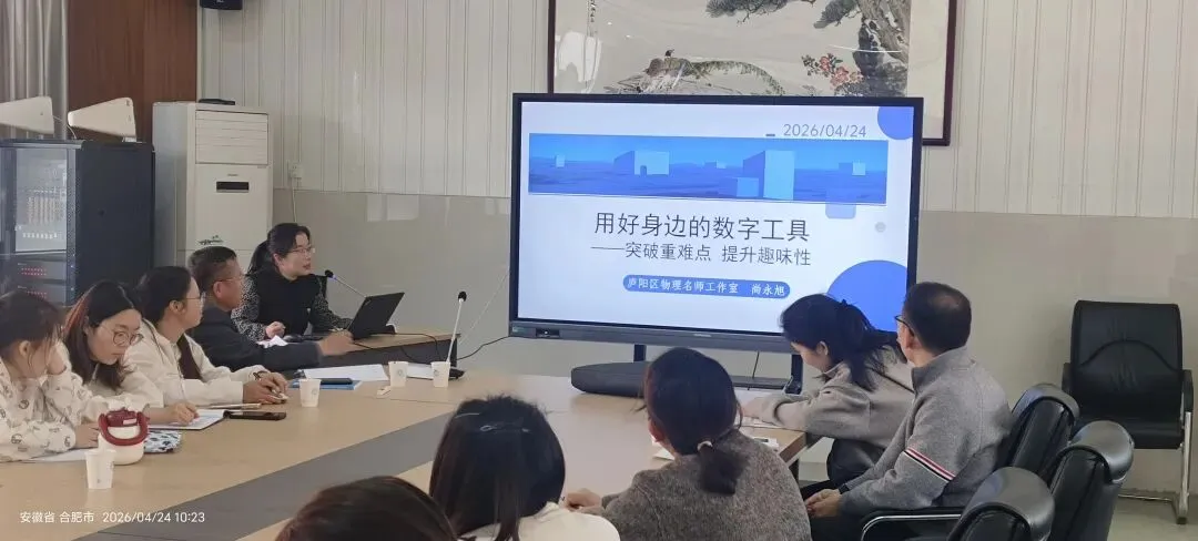 立足中考复习 共研高效备考——庐阳区物理学科举行毕业班教学工作研讨会 第21张