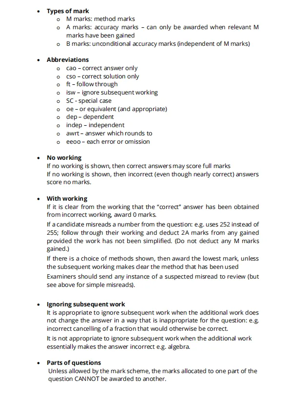 爱德思考试局,2025年IGCSE数学真题及答案解析,免费领取 第6张