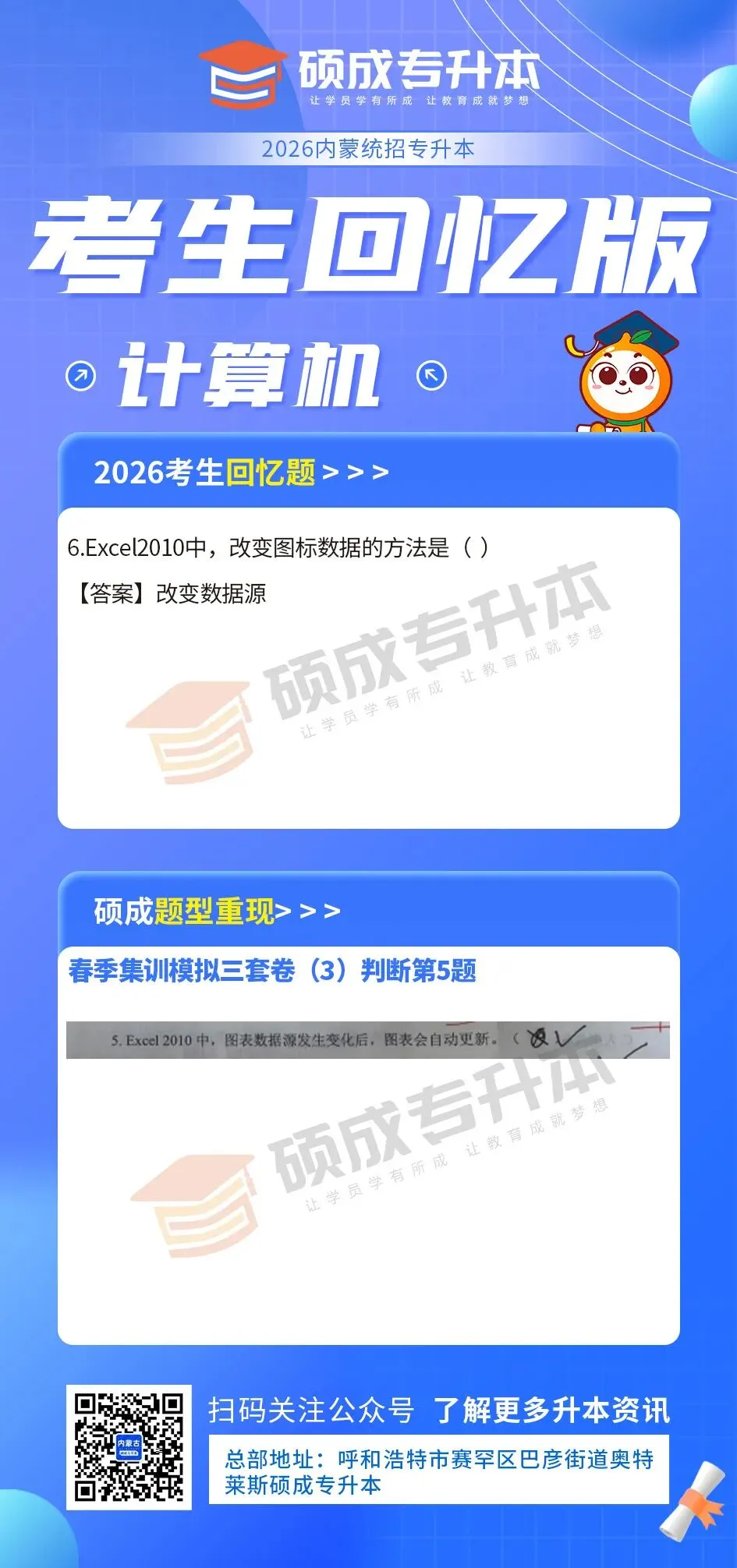 内蒙古2026年专升本公共课真题回顾(计算机) 第8张