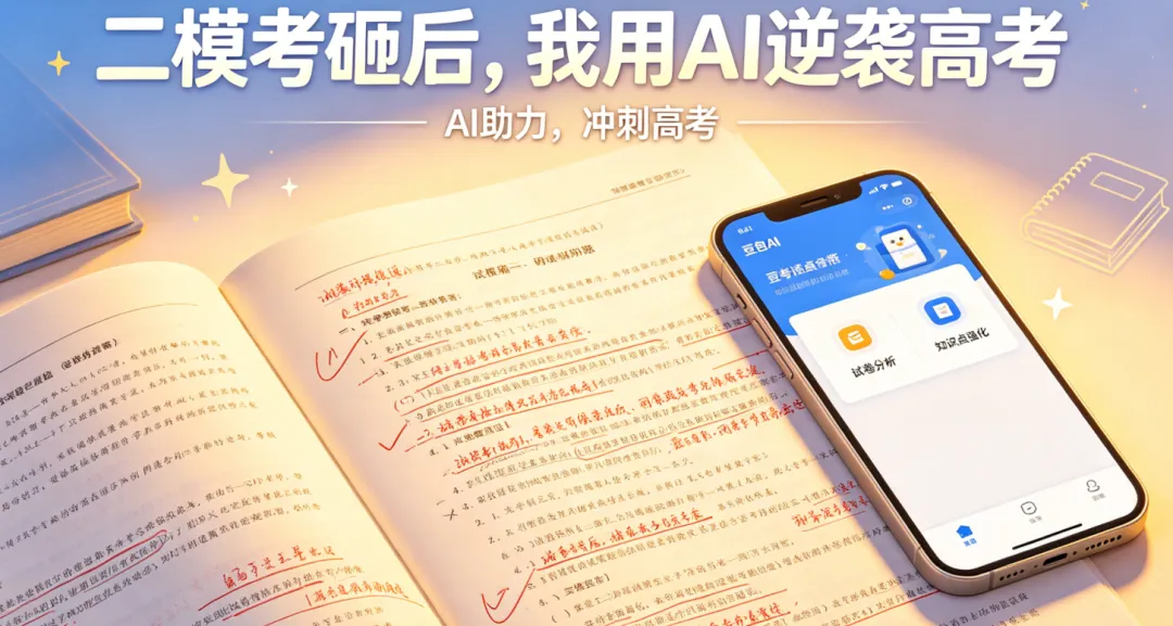 二模考砸了?别慌!用AI做一次试卷分析,比刷30套题更有用 第1张