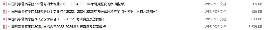 中国刑事警察学院考研专业课历年真题汇总(含2026真题) 第2张