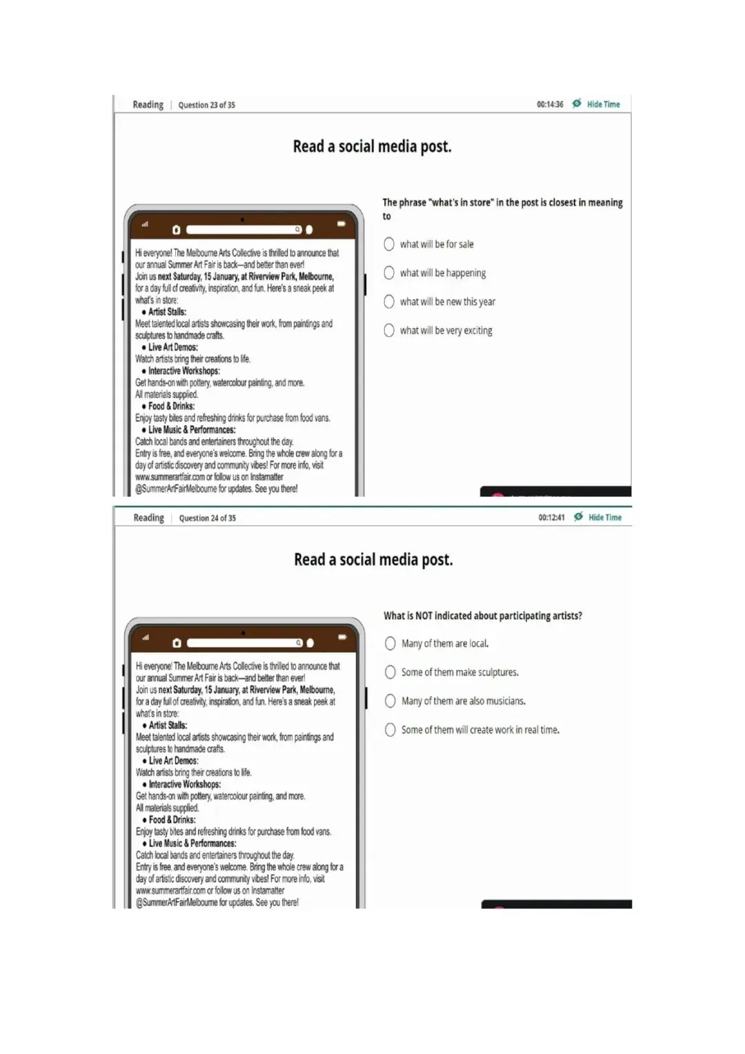 新托福第044套20260411真题(图片版) 第3张