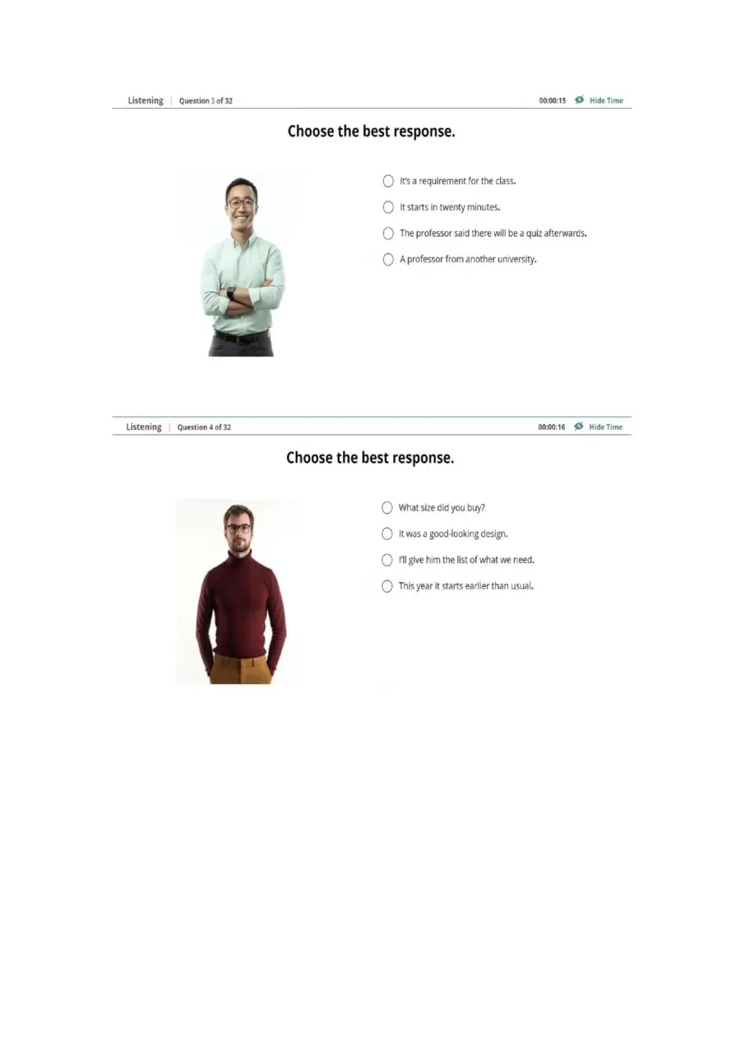 新托福第044套20260411真题(图片版) 第19张