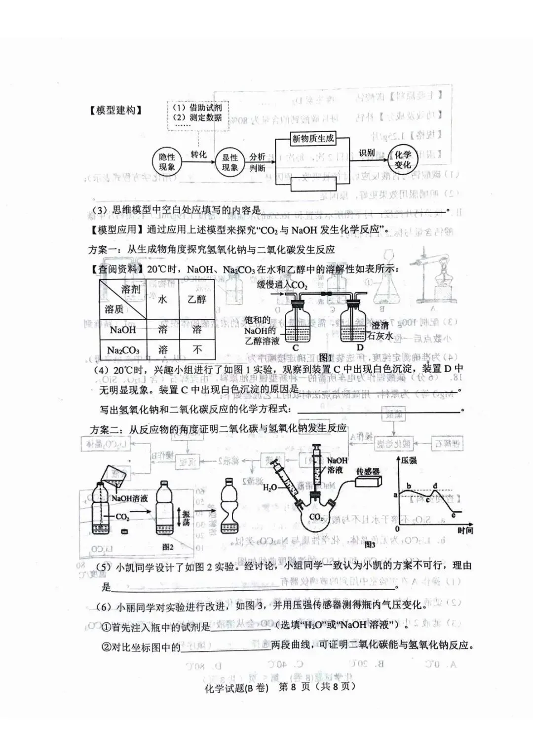 2026年中考模拟考试化学试题19 第8张
