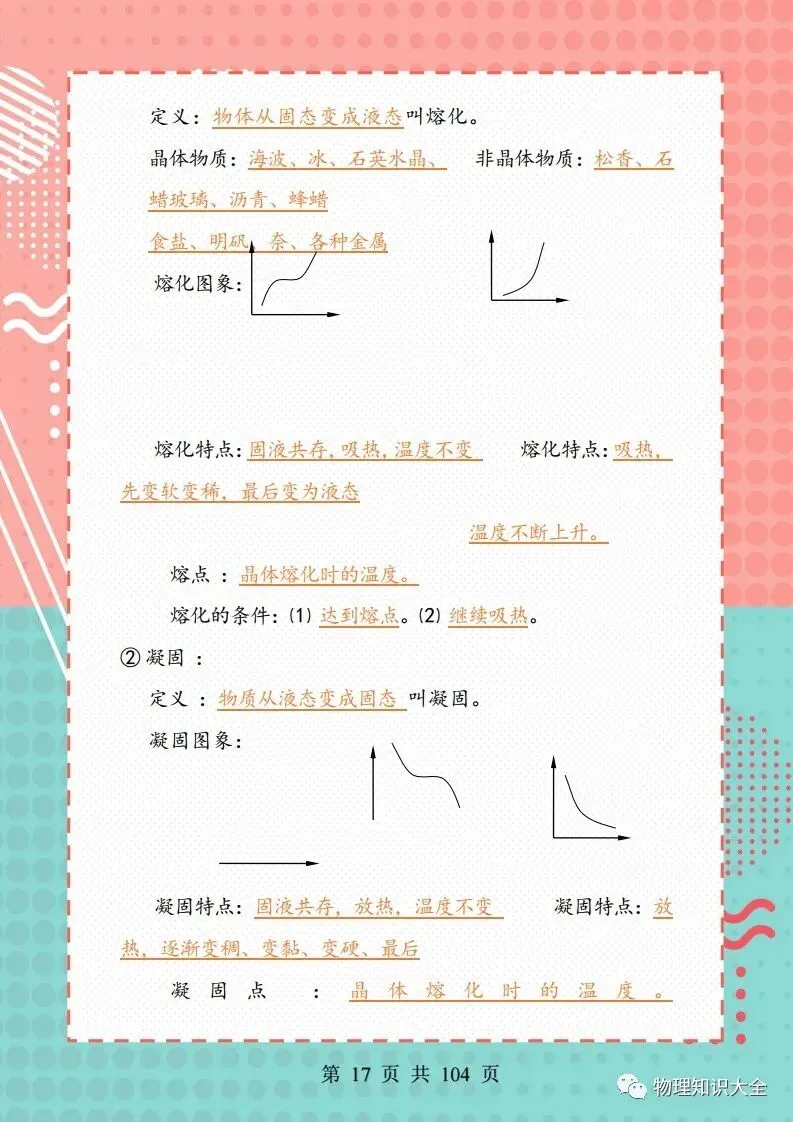 中考物理考点精细总结,初三复习好帮手 第17张